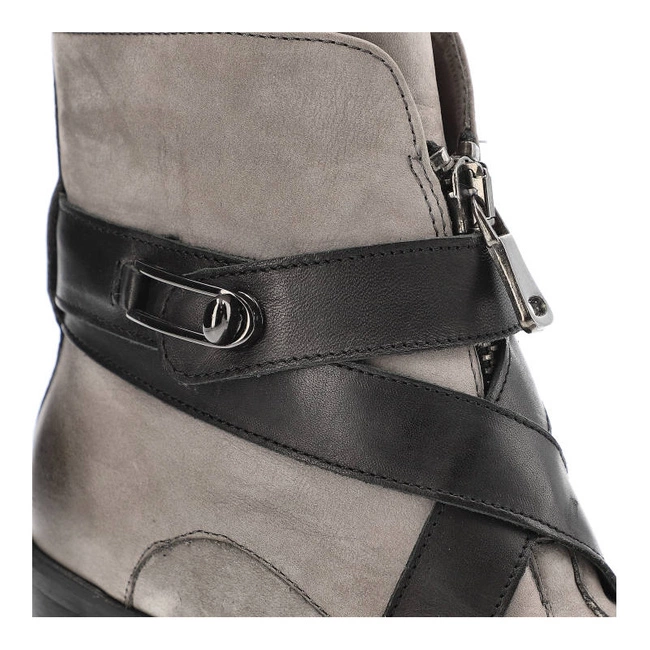 Členkové Topánky Carinii - B4053_J51-E50-POL-861 Szary