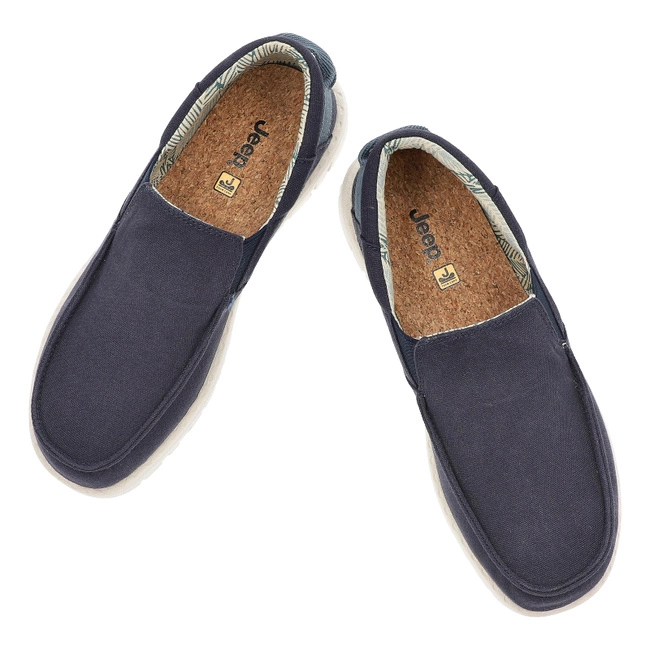 Poltopánky JEEP - Samoa Slip On Cvs JM51033A 017 DK.Navy
