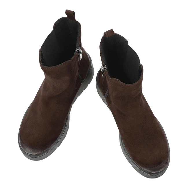 Členkové Topánky ARMODO - 60498 W.Czekolada+Cn