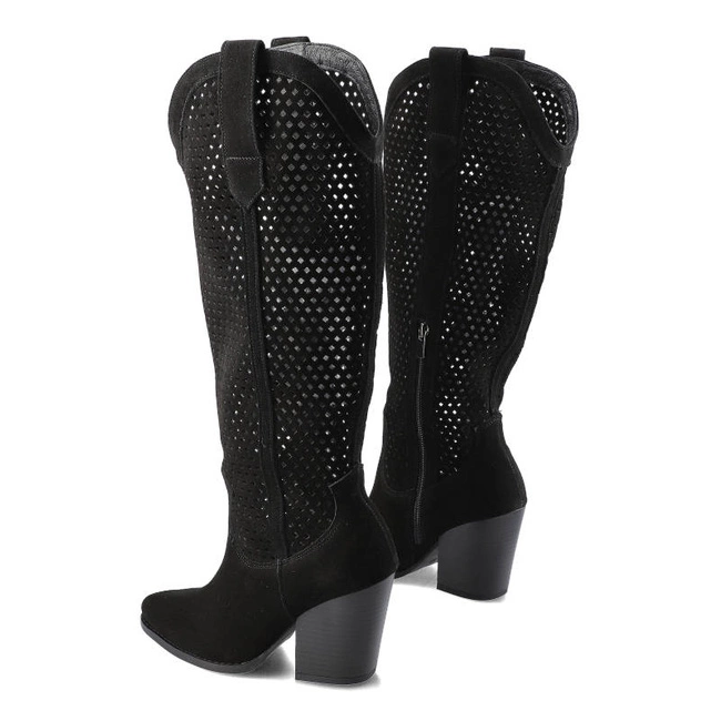 Čižmy Karino - 3386/003-P Czarny