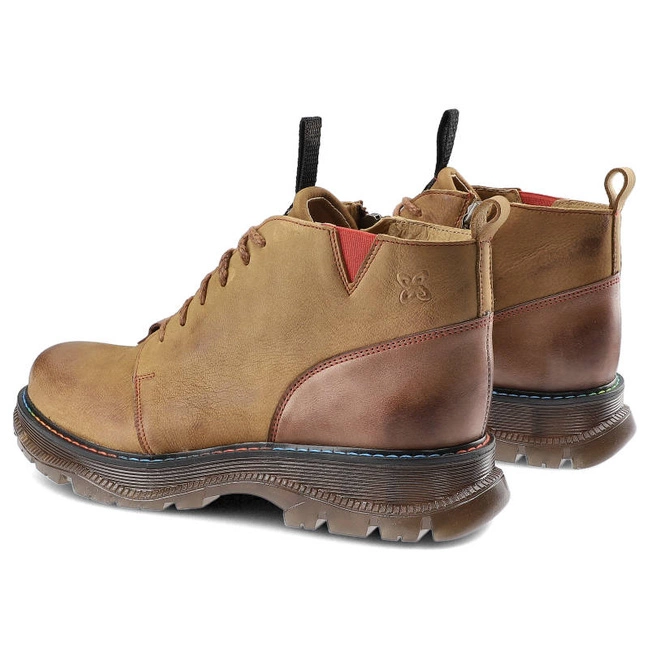 Šnúrovacie Členkové Topánky Maciejka - 04800-29/00-5 Rudy