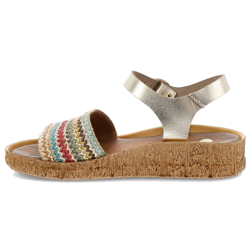 Sandále ARMODO - 40447 Bf.Złoto+Plec.Beż