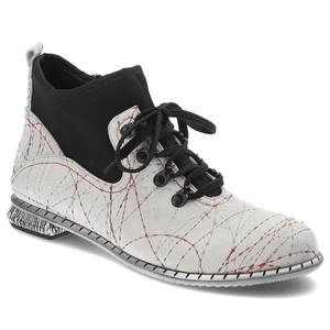 Členkové Topánky Simen - 6608A Grau/Schwarz