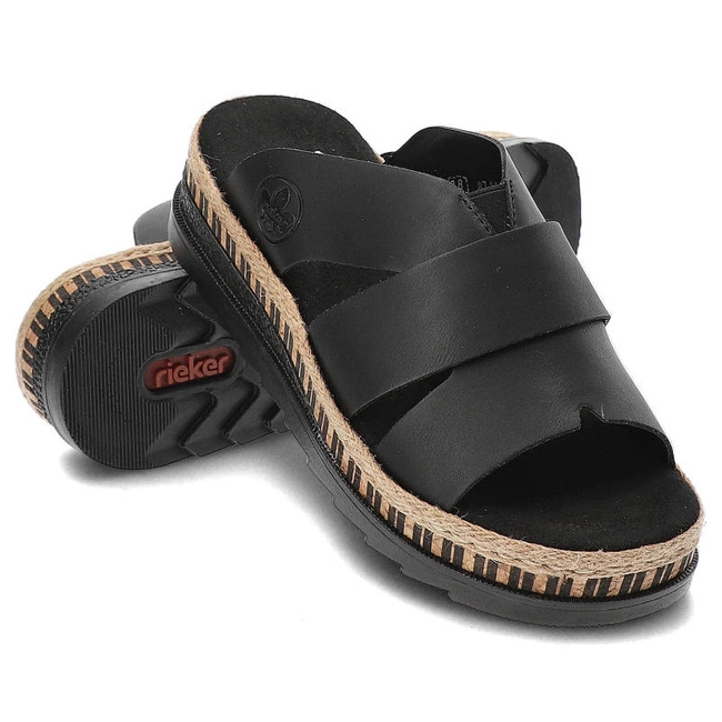Šľapky Rieker - V7989-00 Black
