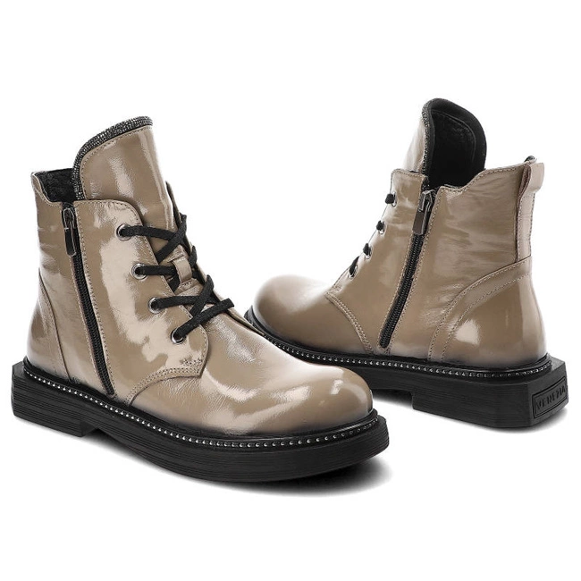 Členkové Topánky Venezia - 03-Van Mink Beżowy