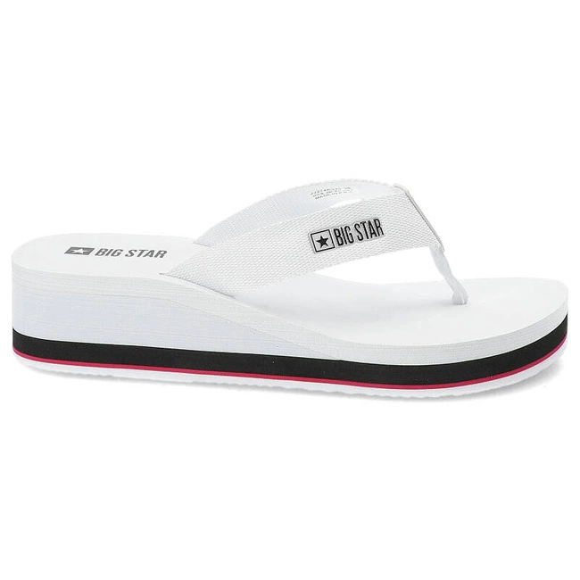 Šľapky Big Star - JJ274A333 Biały