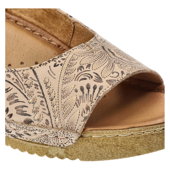 Sandále Maciejka - 01974-46/00-5 Beż+Złoto