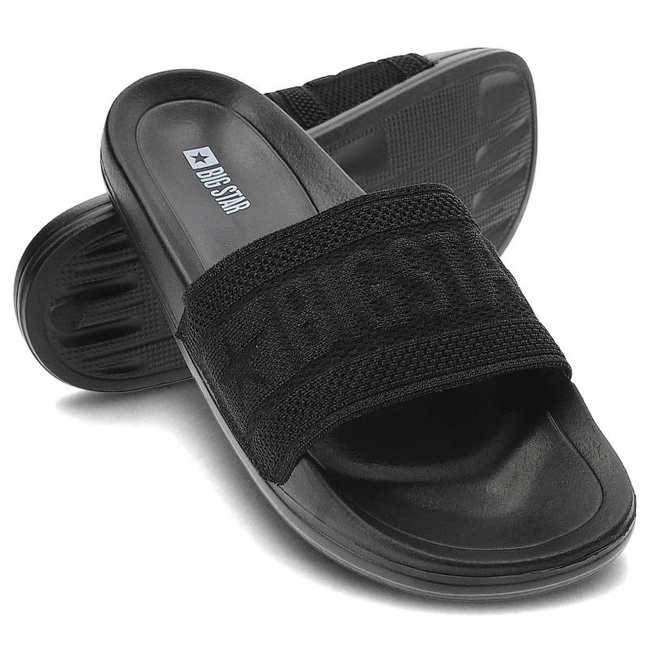 Šľapky Big Star - LL274A158 Czarny 906