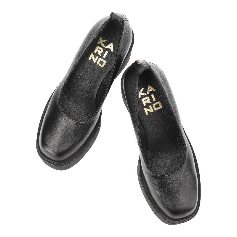 Poltopánky Karino - 5036/126-P Czarny Lico Groszek