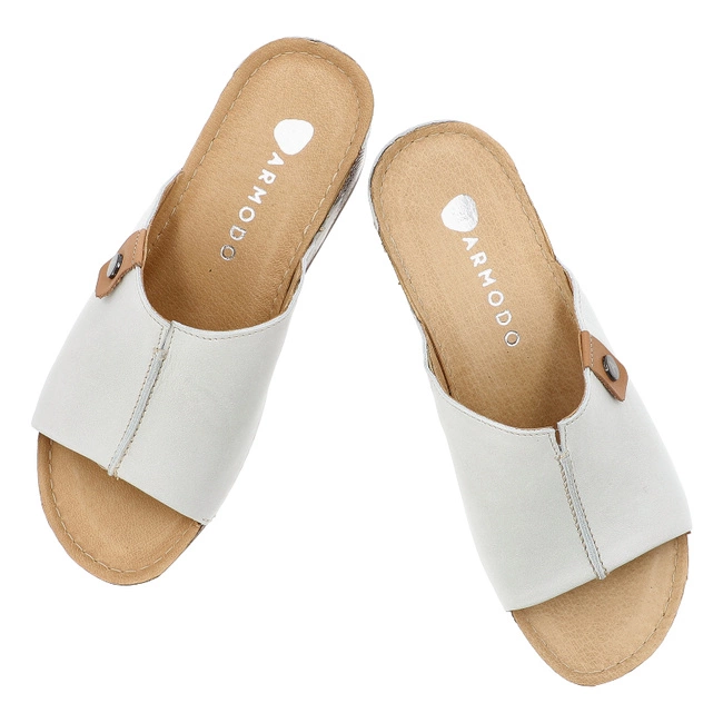 Šľapky ARMODO - 5-0766-042 Avorio