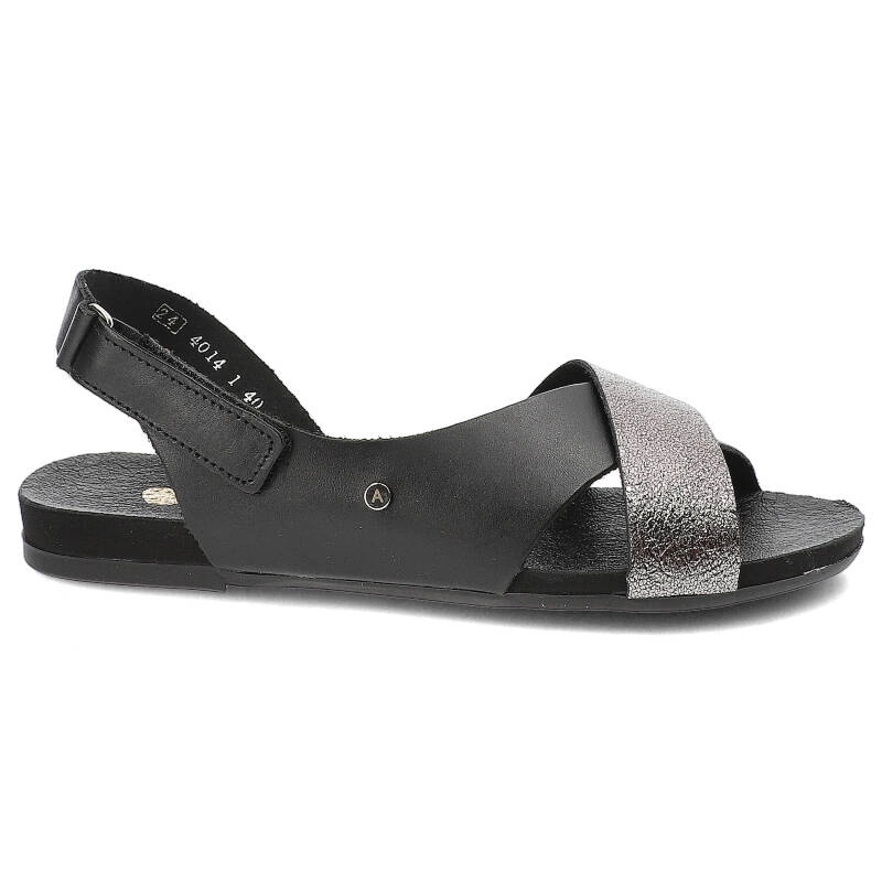 Sandále Armodo - 40141 Bf. Czarny + Polla NIkiel
