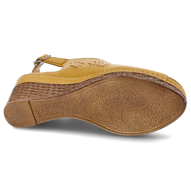 Sandále Pollonus - 5-1521-006 Żółty