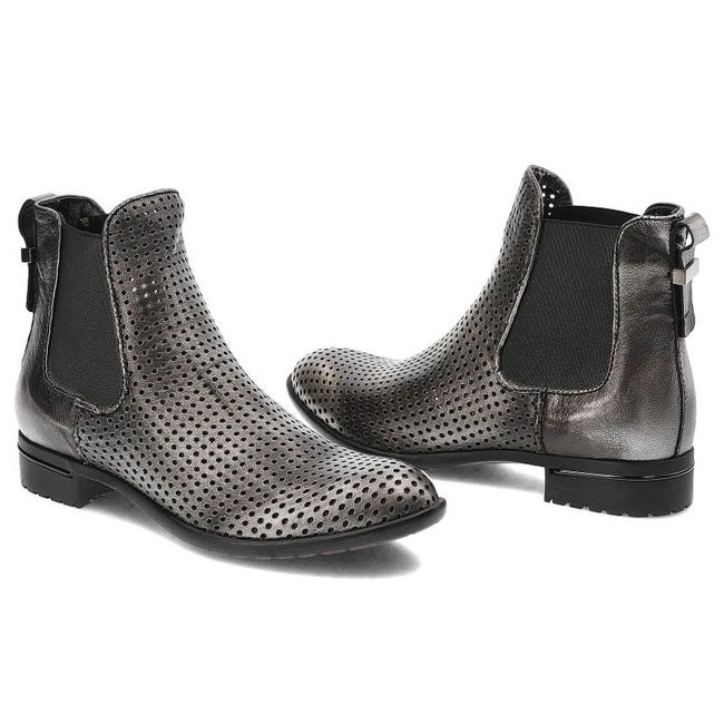 Členkové Topánky Carinii - B3982_H87-000-000-769 Nikiel