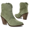 Členkové Topánky Carinii - B8880_-S77-000-000-E72 Oliwka