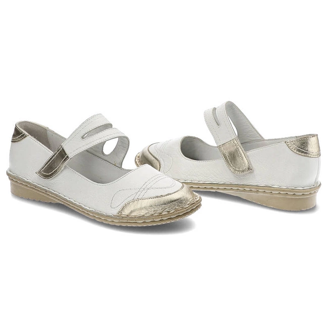 Poltopánky Lanqier - 40C1221 White/Gold