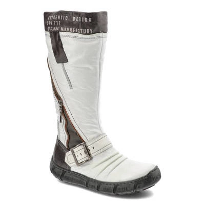 Čižmy Carinii - A9954_187-157-000-160 Biały/Babilonia