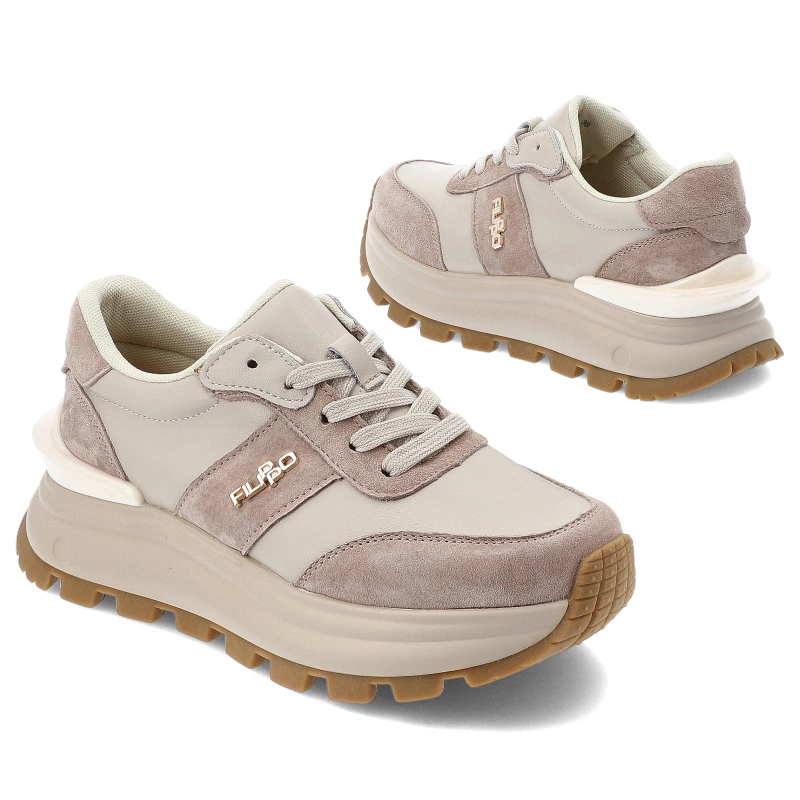 Tenisky FILIPPO - DP7003/25 BE Beżowy