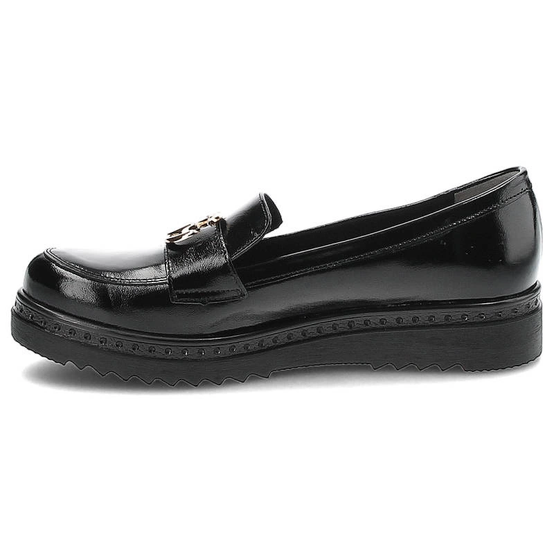 Poltopánky Dwunasty Shoes - 920 Czarny Naplak