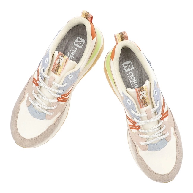 Tenisky RIEKER - W2501-82 White Combination