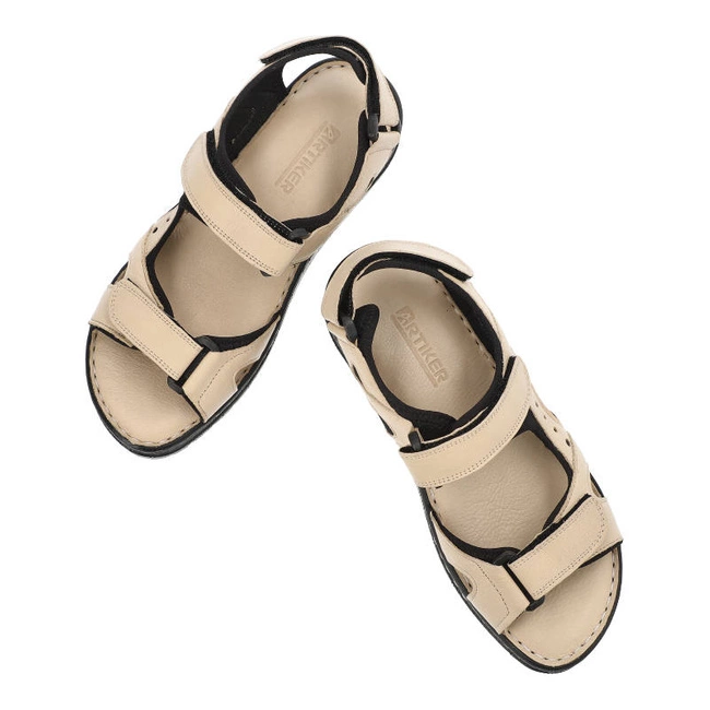 Sandále Artiker - 52C0294 Beżowy