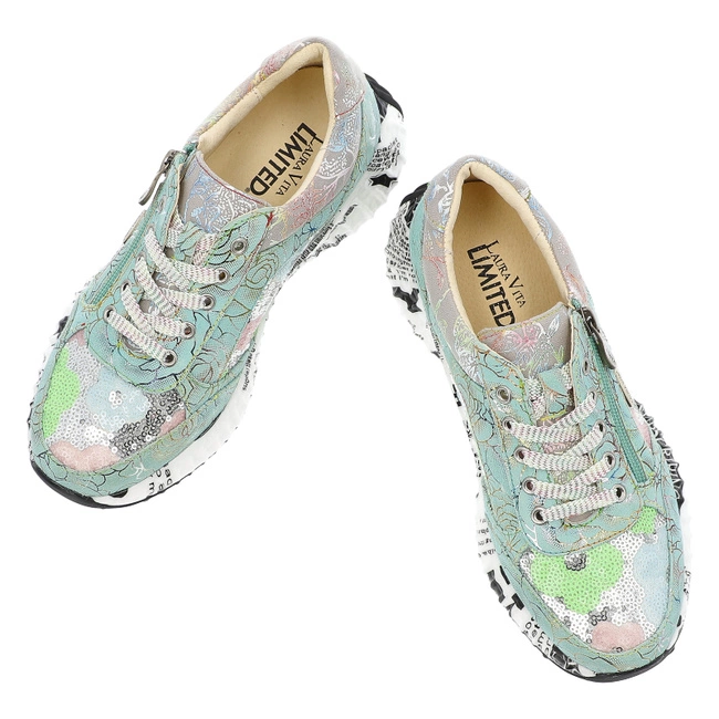 Tenisky LAURA VITA - Burton 1123 SL1826-11F Pistache