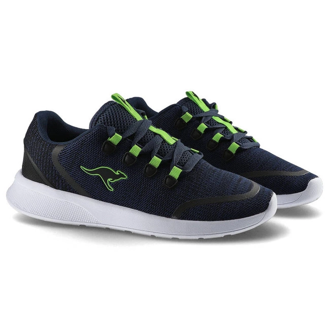 Tenisky Kangaroos - 18318 000 4054 Kf Lock Dk Navy/Lime