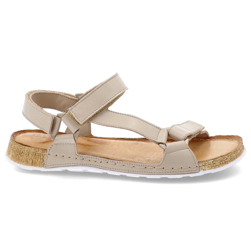 Sandále WASAK - 0782 Beż