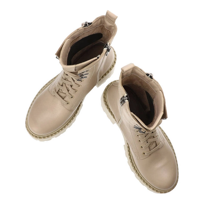 Členkové Topánky Nessi - 23533 Beż 122