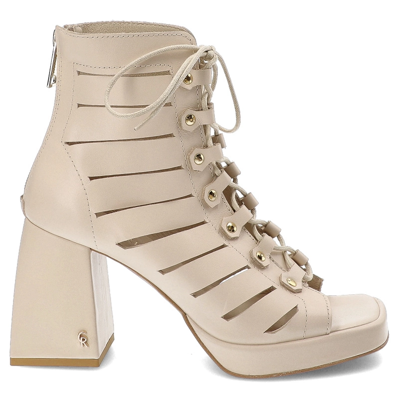 Členkové Topánky Carinii - B9548_-R53-000-000-E95 Beż