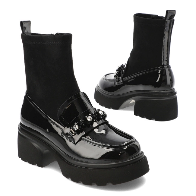 Členkové Topánky Artiker - 55C1082 Czarny