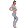Komplet Top A Legíny MORAJ - Top BD1900-508+Legginsy RDL2200-013 Grey
