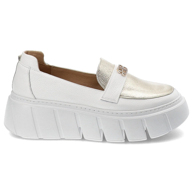 Poltopánky Armodo - 1836 Biały+Złoto