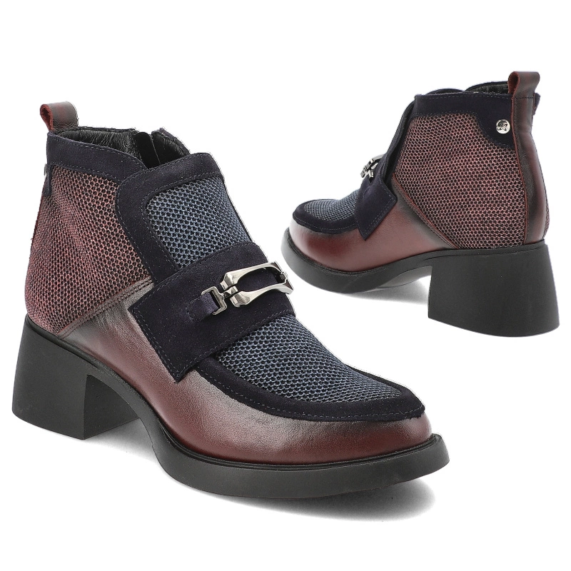 Členkové Topánky Maciejka - 06747-23/00-8 Bordowo-Granatowy