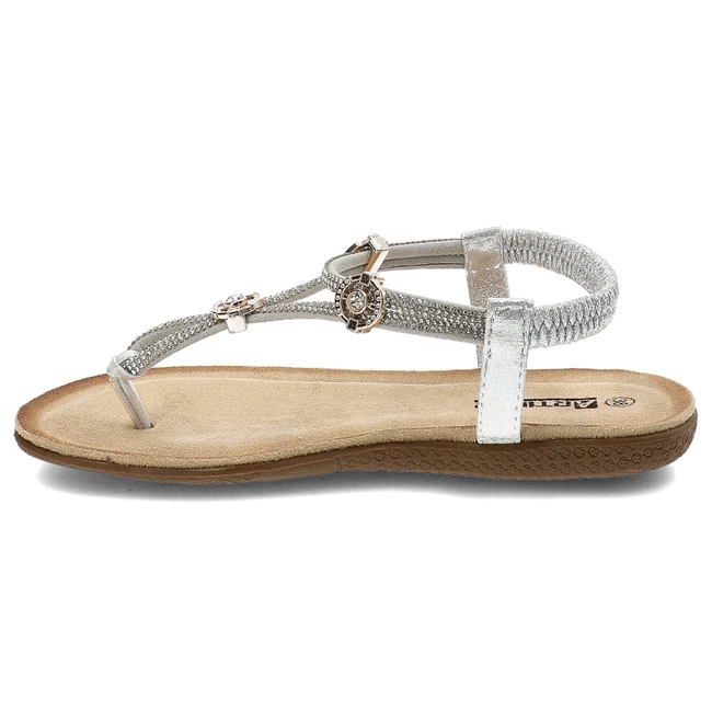 Sandále Artiker - 54C1321 Srebrny