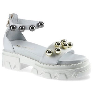 Sandále Carinii - B7226_-L46-000-000-E49 Biały