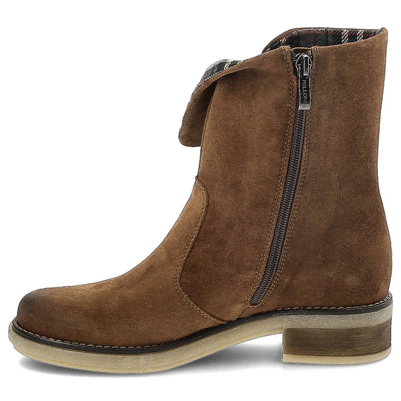 Členkové Topánky Pollonus - 5-1018-001 Rudy Welur/Koc