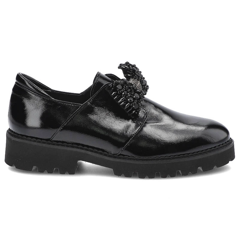 Poltopánky Dwunasty Shoes - 977 Czarny Naplak