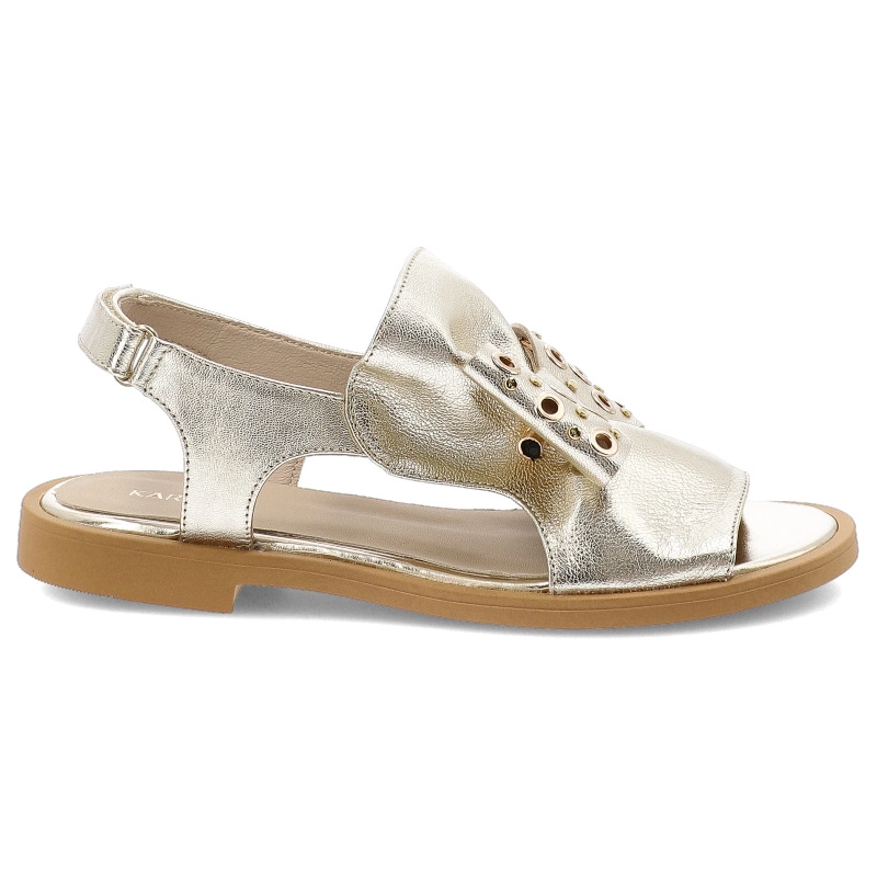 Sandále KARINO - 5580/074-P Złoty/Lico