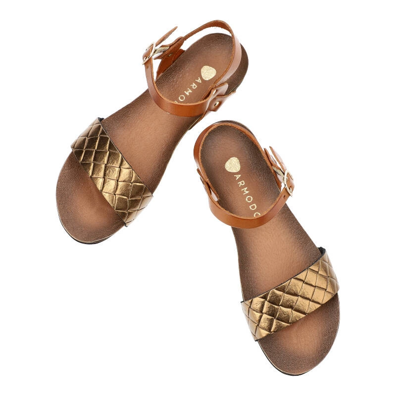 Sandále Armodo - 40027 Bf.Brąz+Bari Miedź