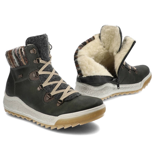 Členkové Topánky Rieker - Y4710-54 Green