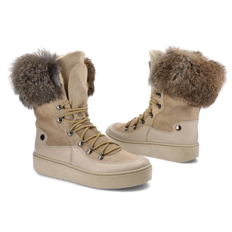 Členkové Topánky Pollonus - 5-0464-016 Vanilia Lico+Beż Galaxy