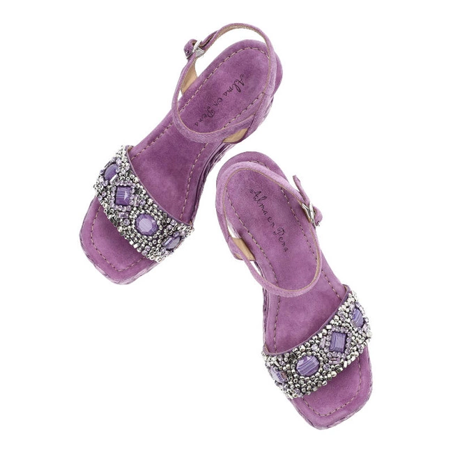 Sandále Alma en Pena - V23509 Suede Violet