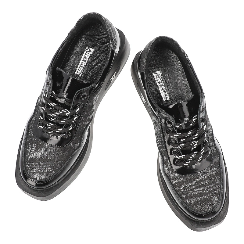 Tenisky ARTIKER - 57C2043 Czarny/Srebrny