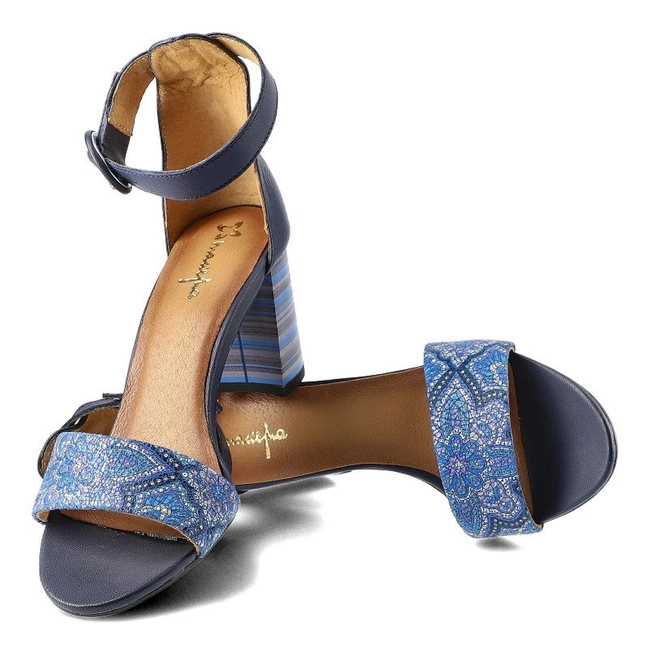 Sandále Maciejka - 04235-17/00-5 Granat