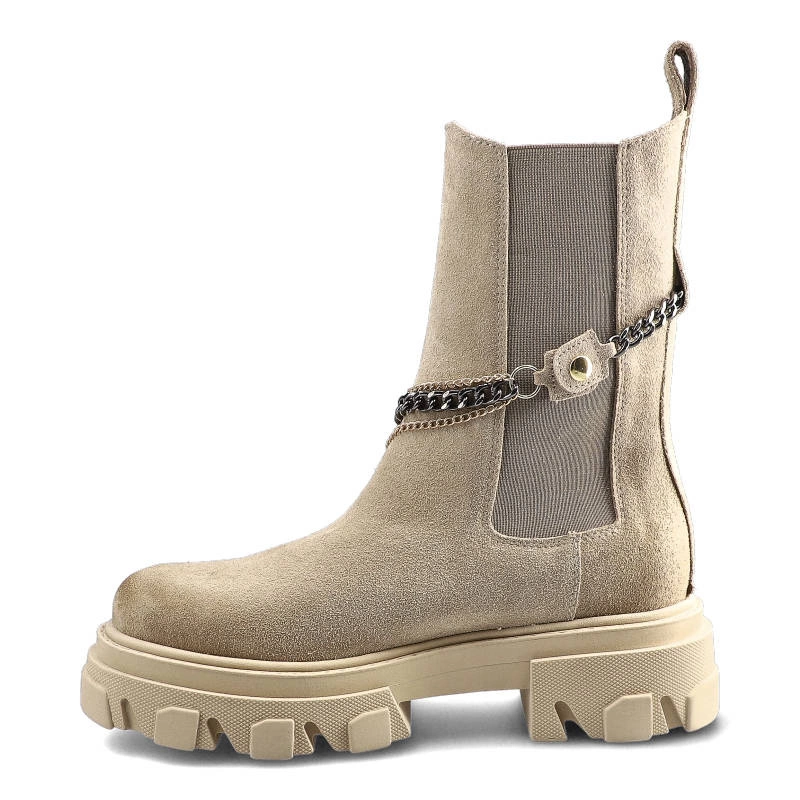 Členkové Topánky Carinii - B5962_-O17-000-000-E33 Beż