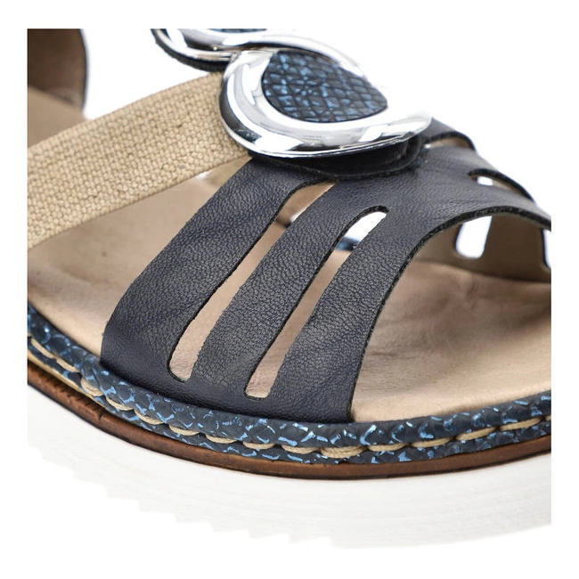 Sandále Rieker - 679L4-16 Blue