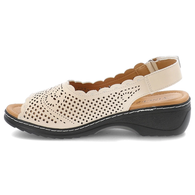 Sandále VINCEZA - 66738 BE Beżowy