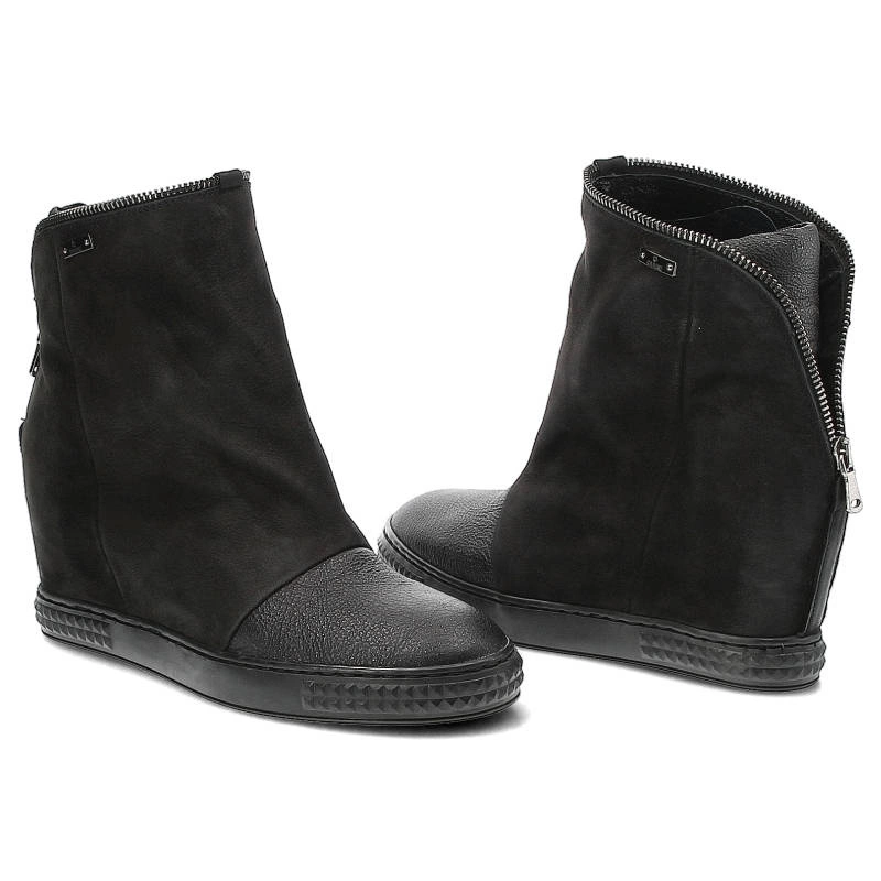 Tenisky Carinii - B3682/Z_I00-360-PSK-B88 Czarny/Stalowy