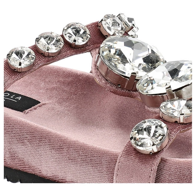 Šľapky Sca'viola - S-37 Dark Pink