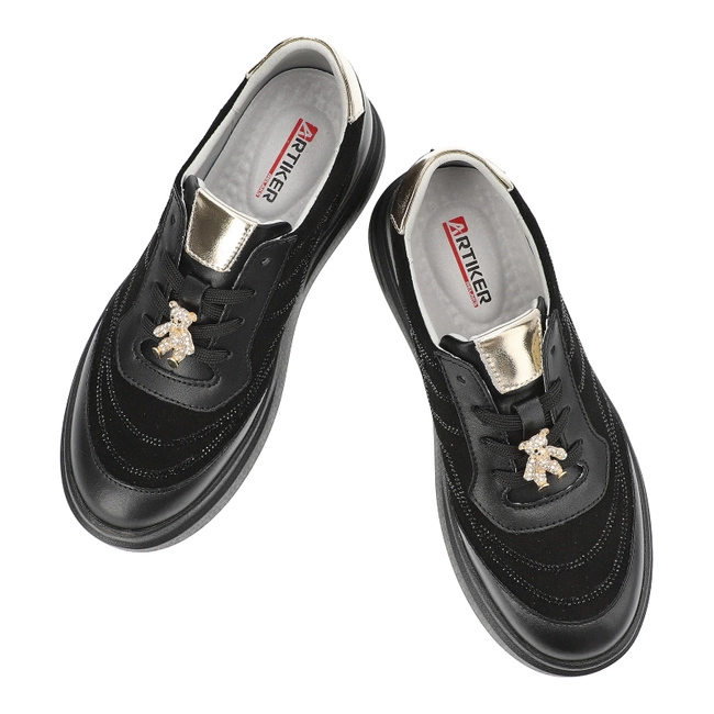 Tenisky Artiker - 54C1874 Black/Gold